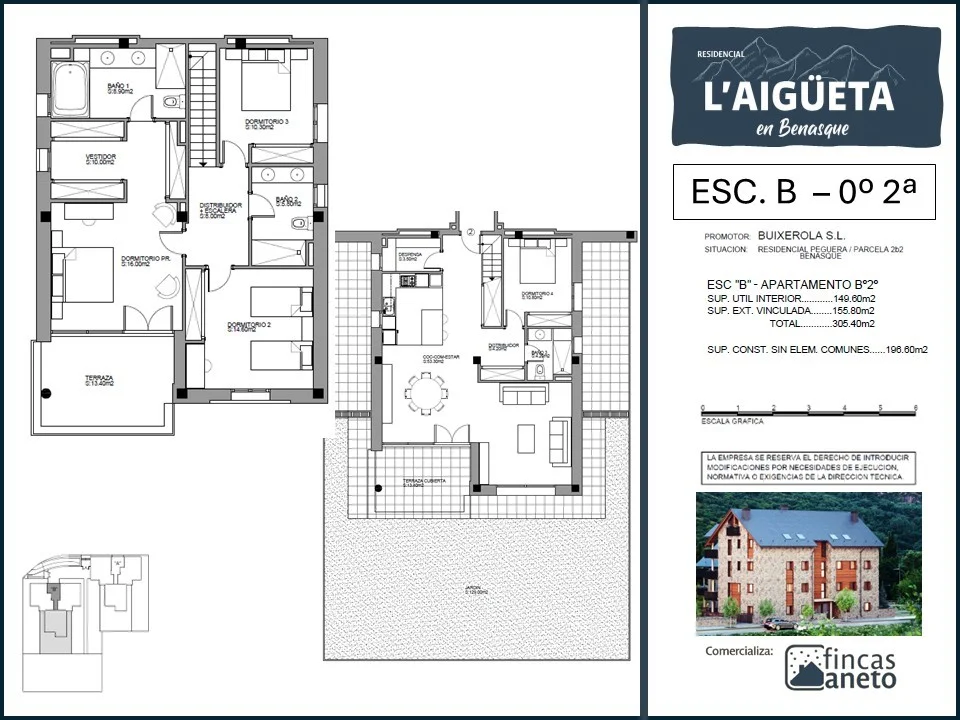 Dúplex nuevo cerca del centro de Benasque