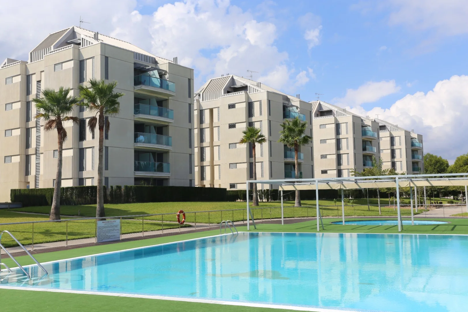 Two-bedroom apartment with heated pool