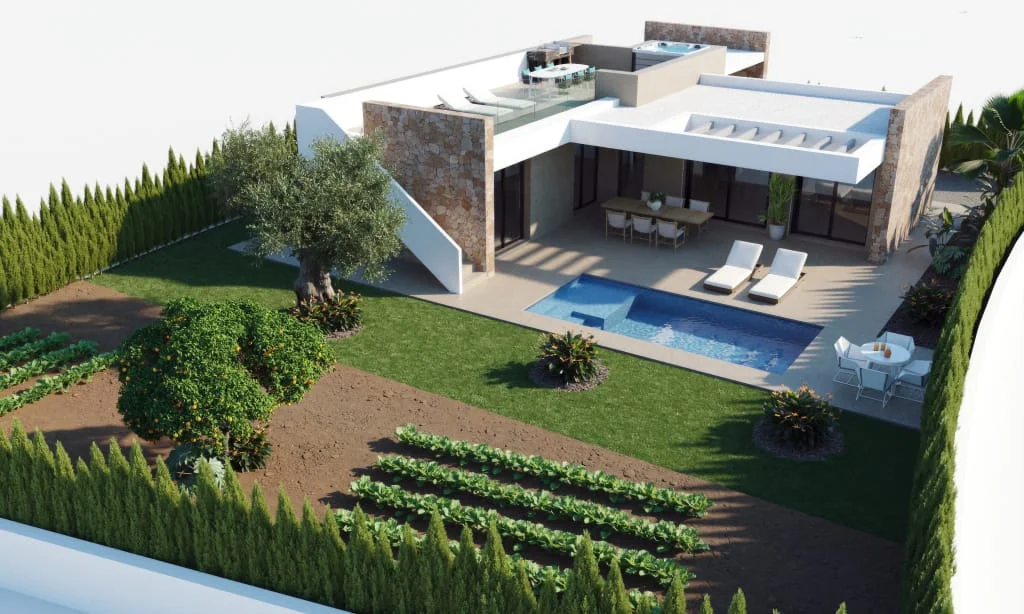 Villa with private pool, garden