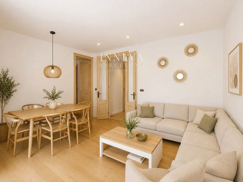 Piso céntrico en Barcelona, cinco habitaciones