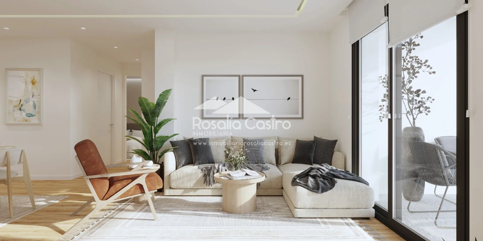 New Vigo penthouse, 3-bedroom ria views