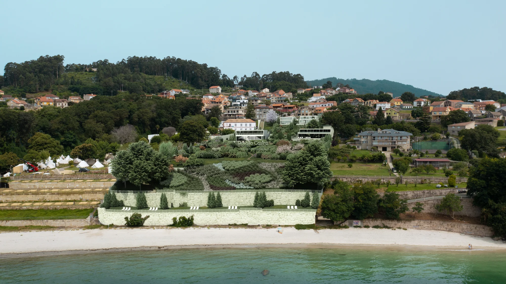 Two buildable plots on beachfront