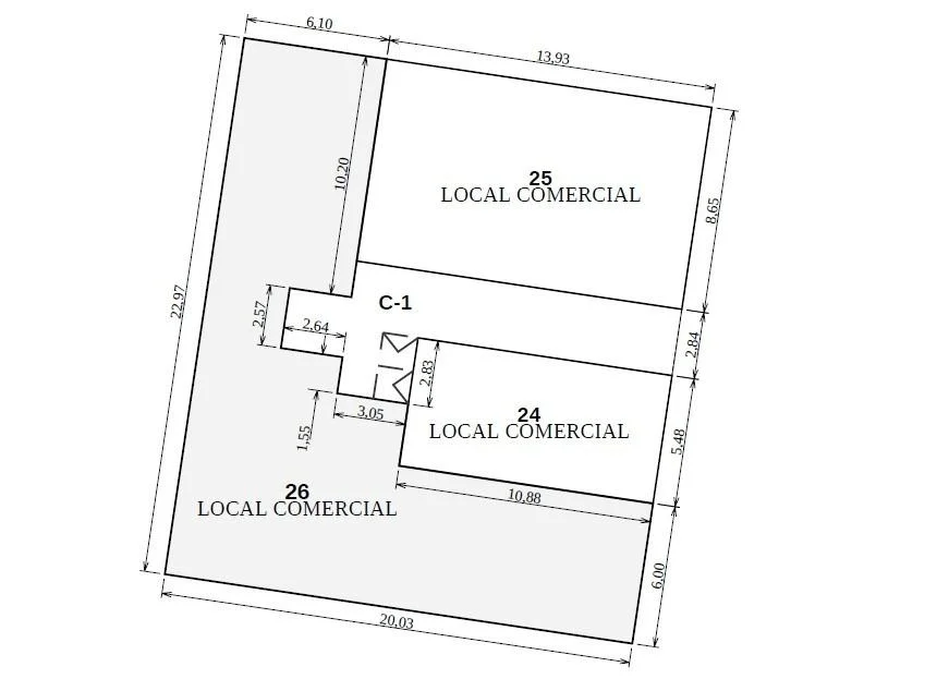 Central Vitoria retail unit, 225 m²