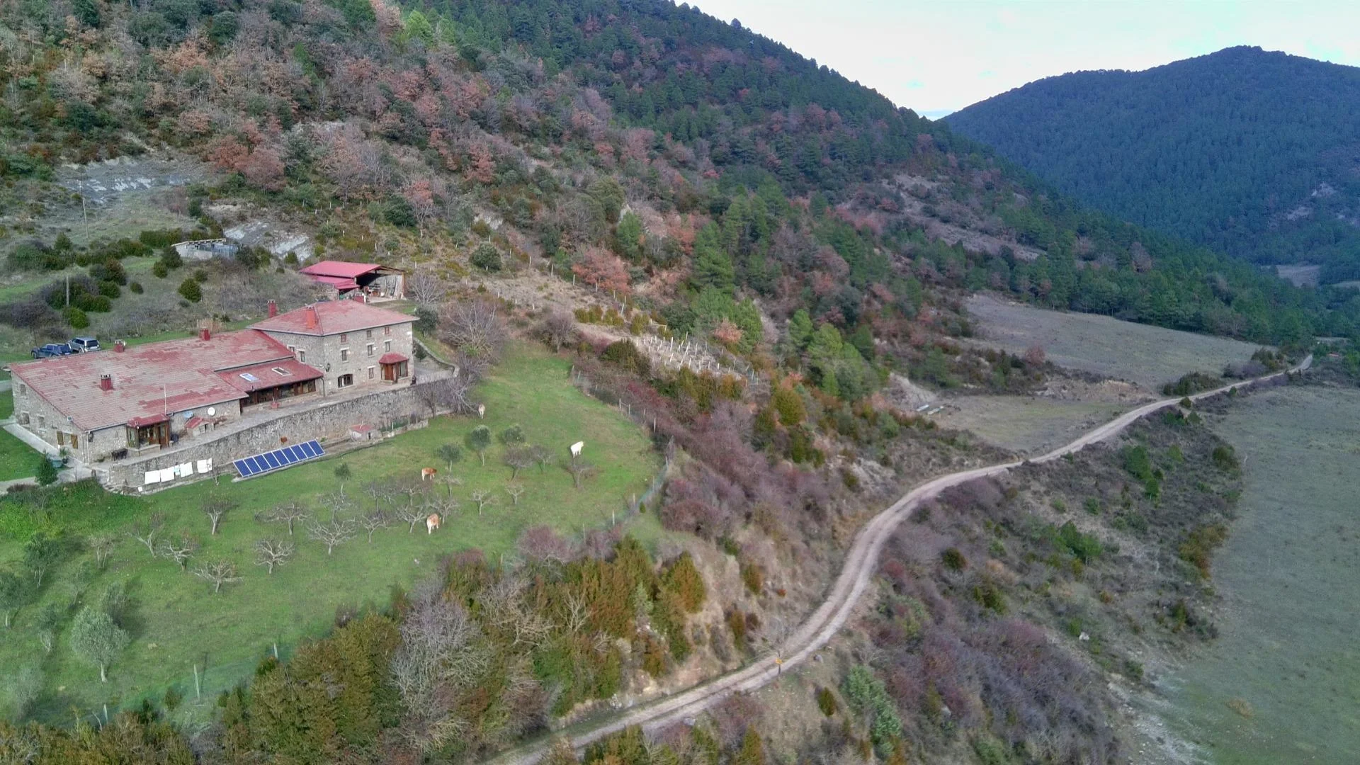 Histórica finca pirenaica con coto de caza