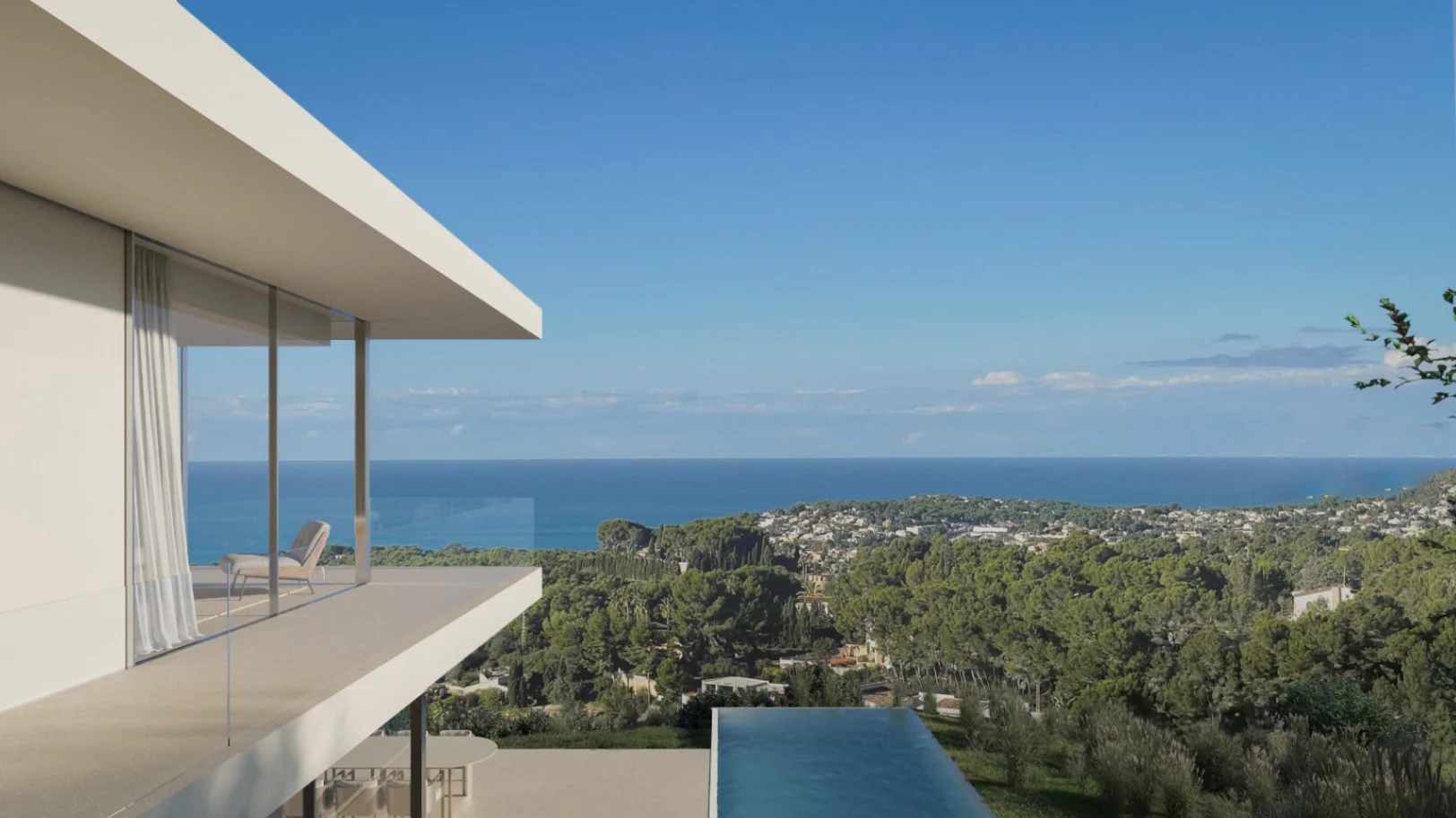 New-build sea-view villa, 4 suites