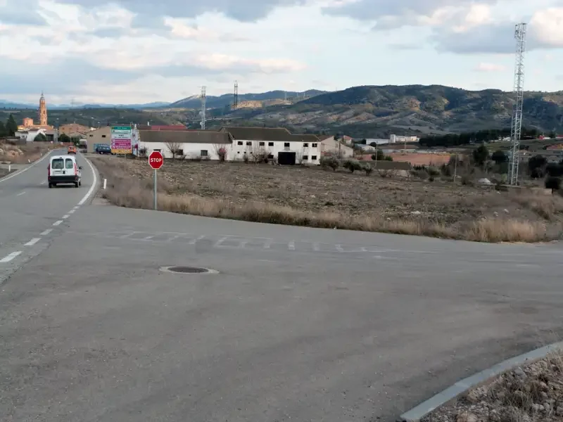 Developable industrial land near town
