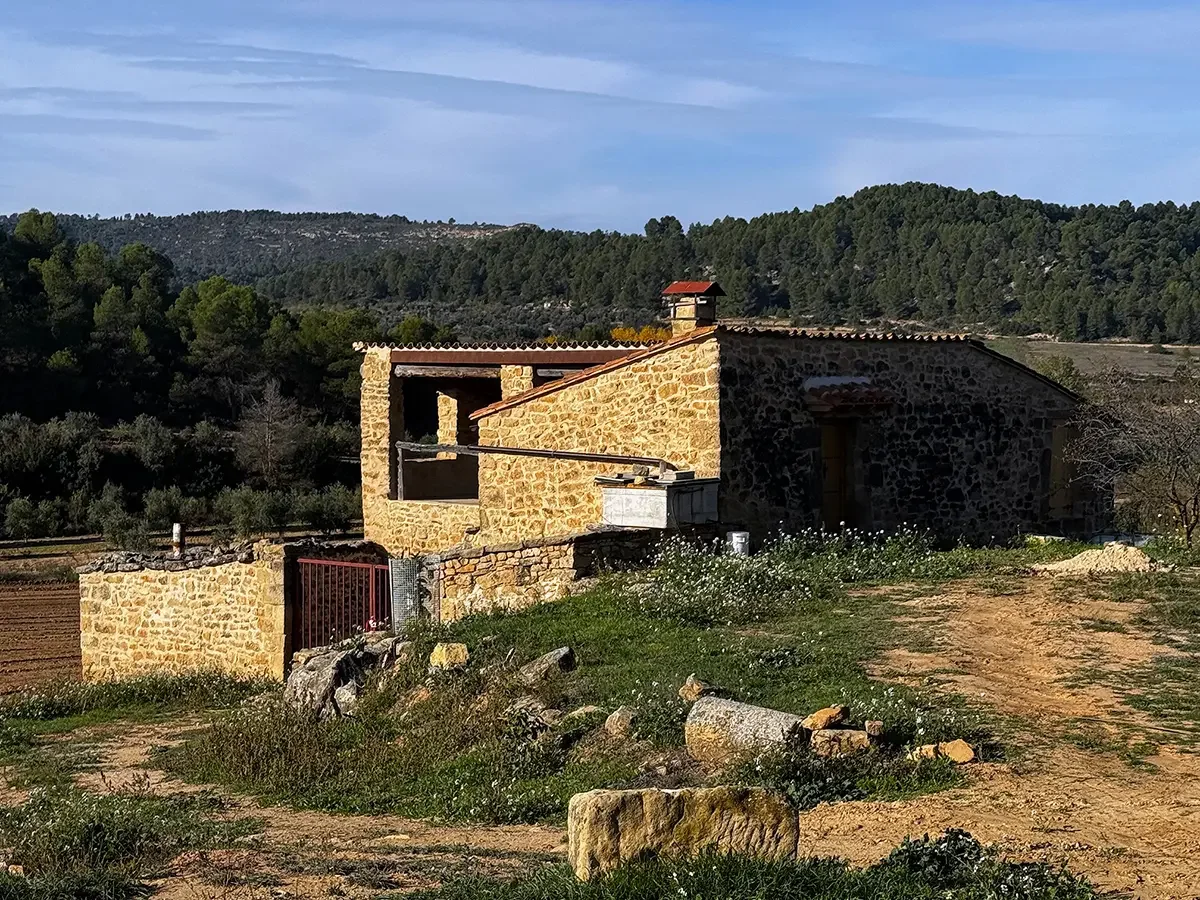 Finca rústica de regadío con masía