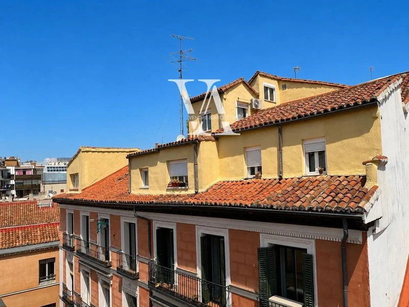 Ático en Malasaña con terraza de 34 m²