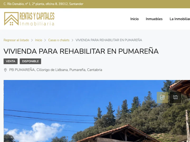 Casa de piedra para rehabilitar cerca de Potes
