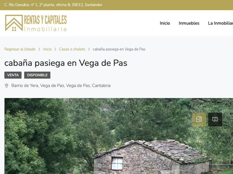Cabaña pasiega con parcela de 15.513 m²