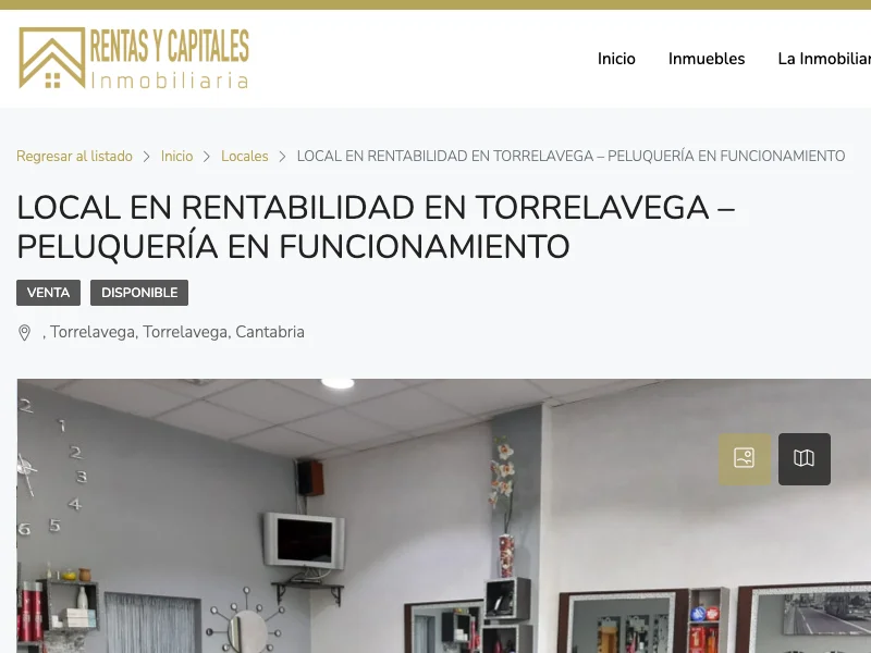Tenanted hair salon in Torrelavega