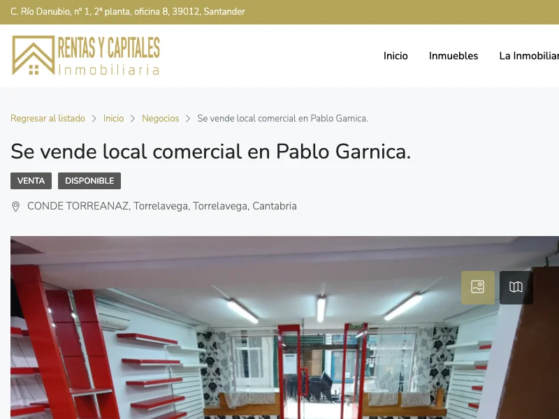 Local comercial de dos plantas en Torrelavega