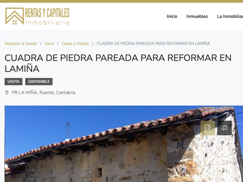 Proyecto de reforma de piedra en Lamiña