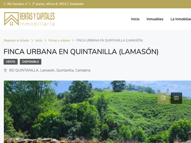 Parcela urbana de 189 m² en Quintanilla