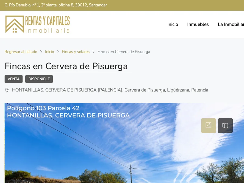 Large rural land parcel near Cervera