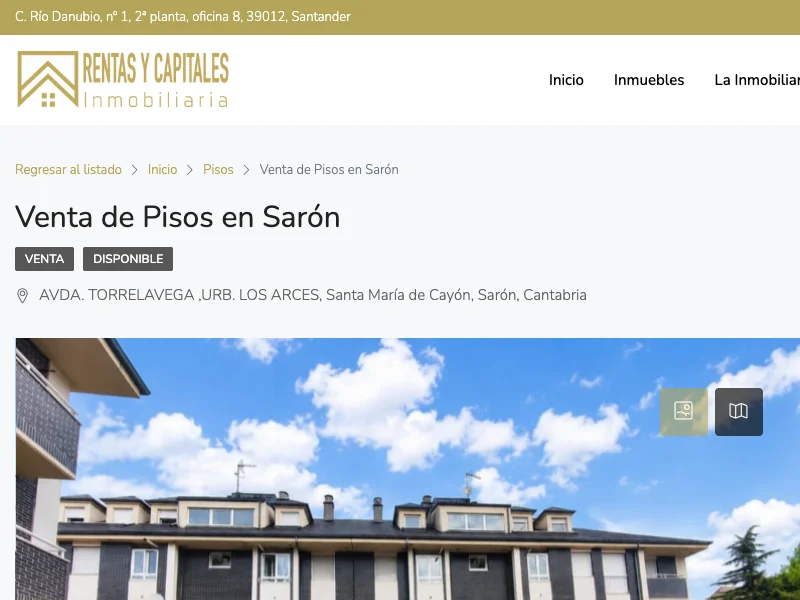 Ático amueblado en Sarón, un dormitorio