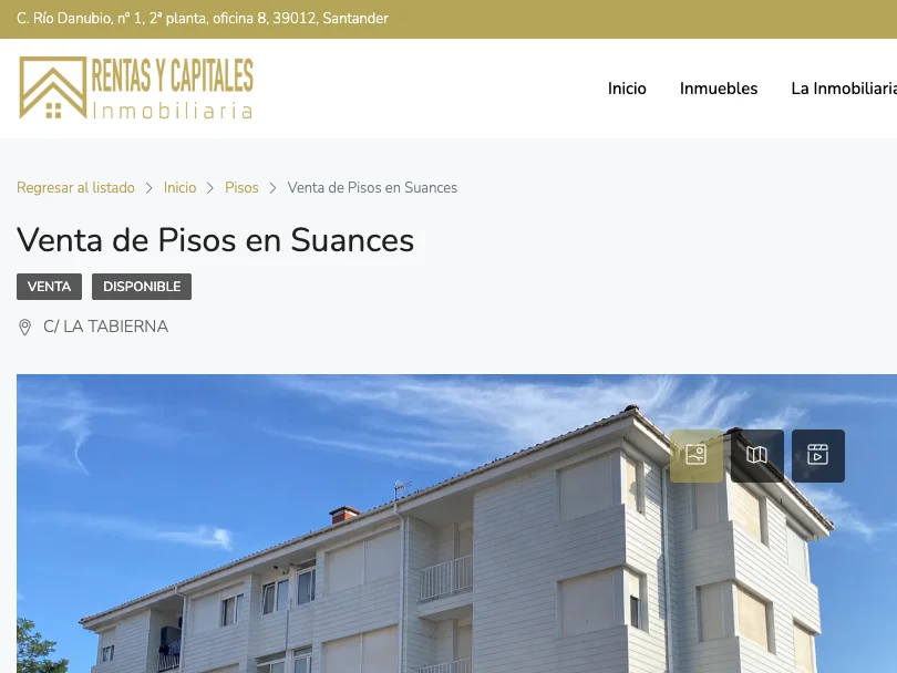 Tenanted Suances flat with 2 bedrooms