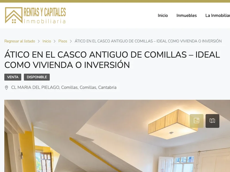 Historic centre penthouse, 2-bedroom investment