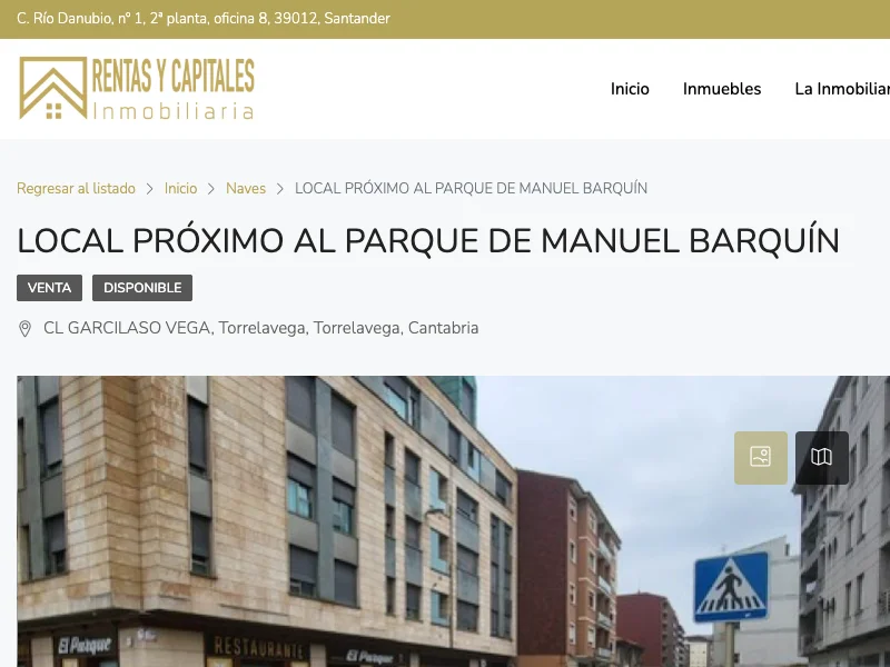 Industrial unit near Manuel Barquín Park