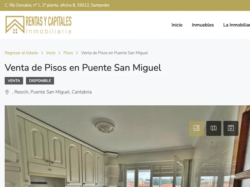 Three-bedroom flat in Puente San Miguel