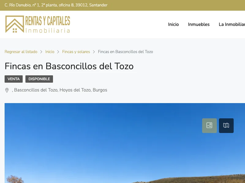 Conjunto de fincas rústicas en Burgos