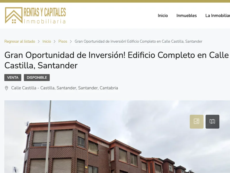 Full building in Santander, 13 units
