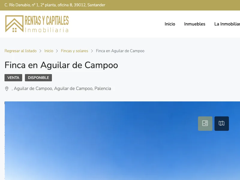 Rural plot near Aguilar, 1,434 m²