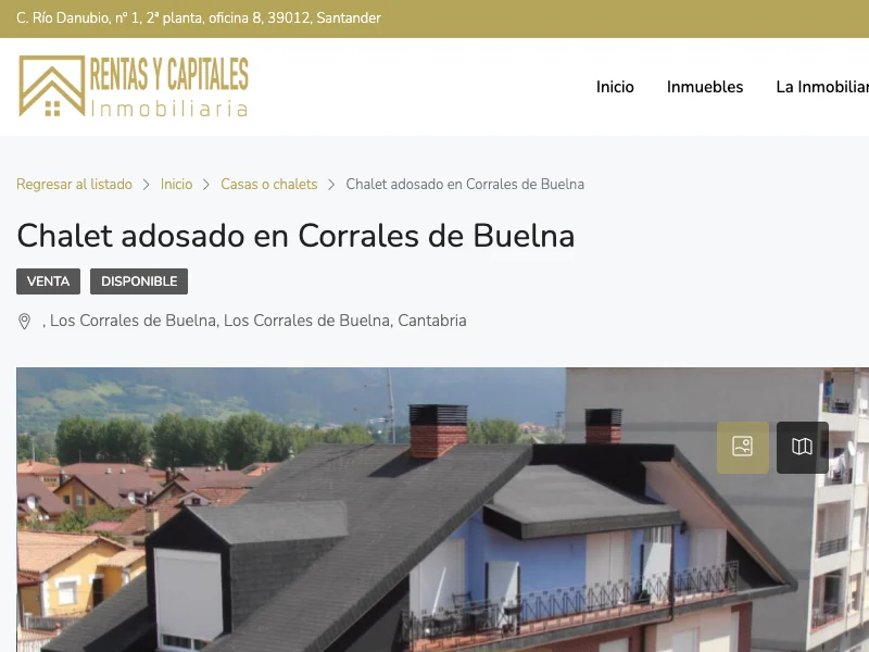 Chalet adosado de tres dormitorios cerca del centro