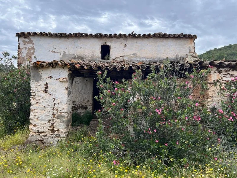 Historic riverside finca with stone house