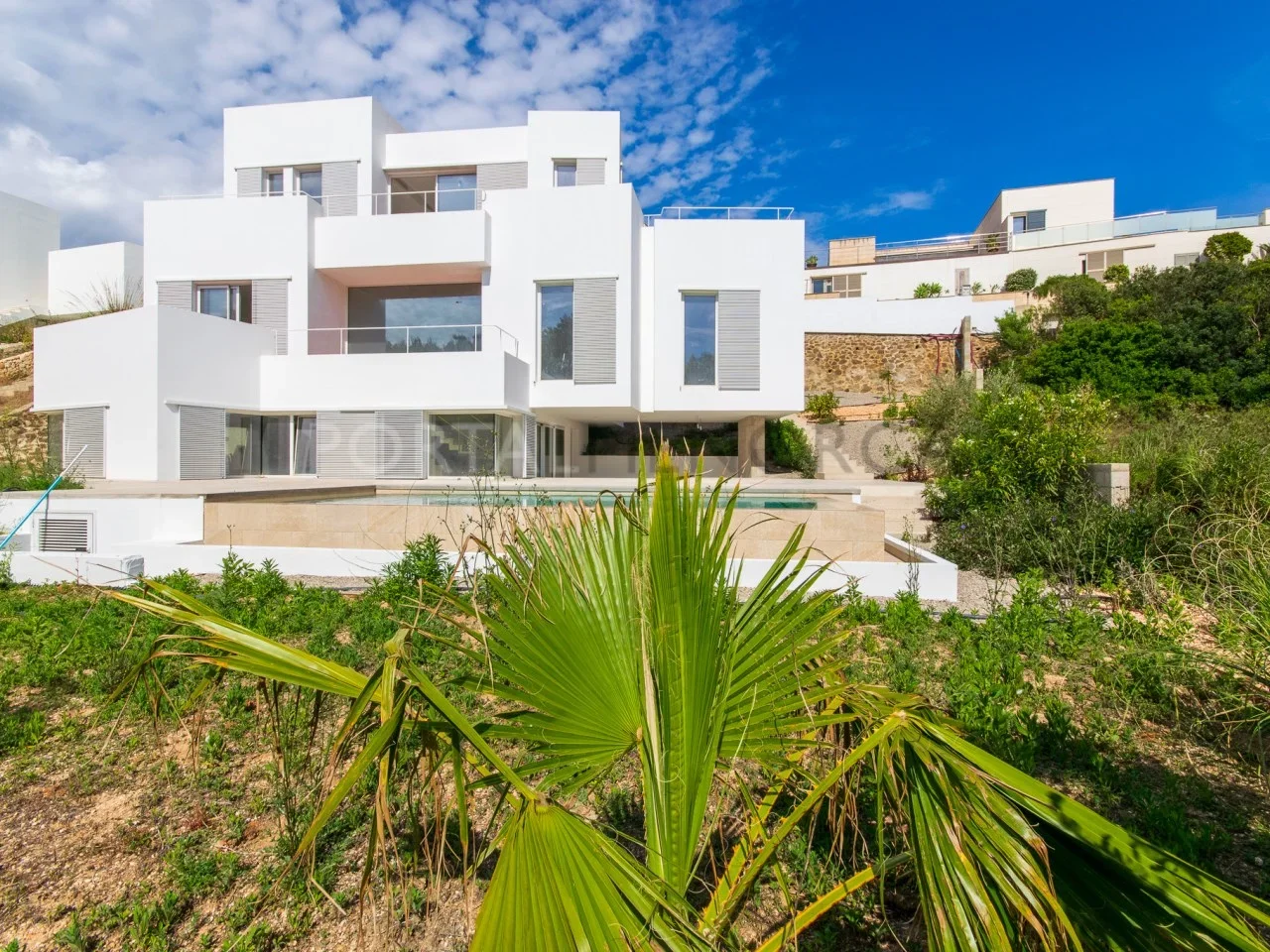 Designer house with planned private pool