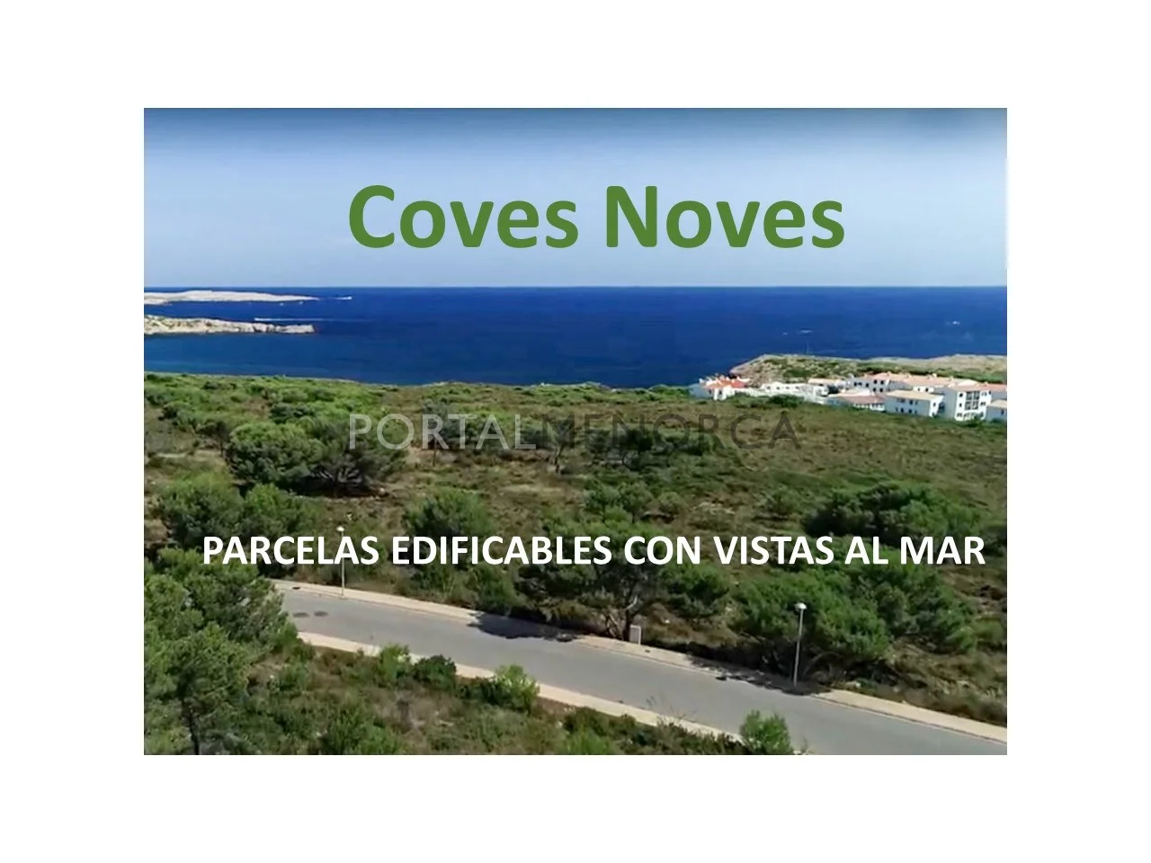 Parcelas edificables con vistas permanentes al mar