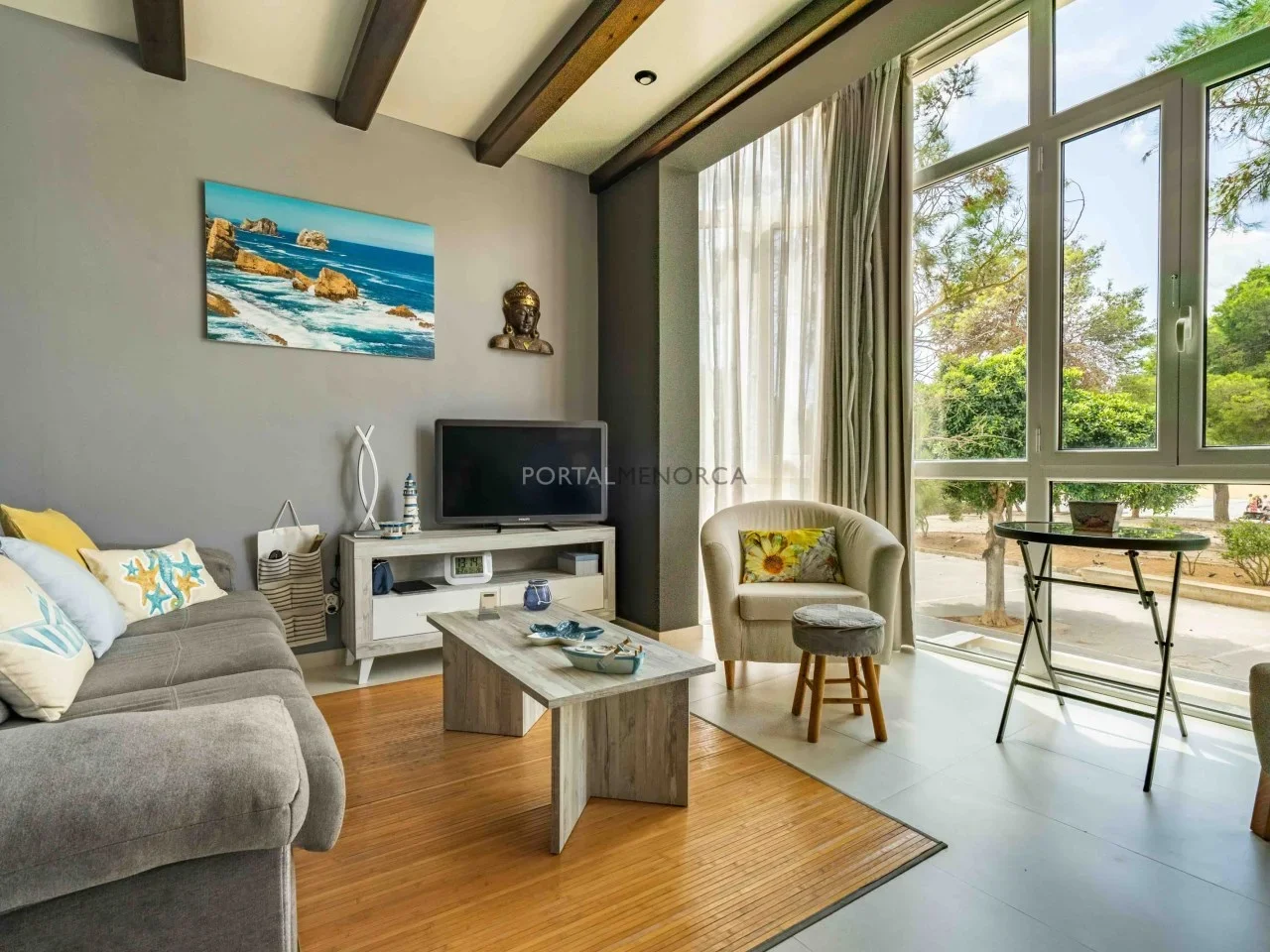 Reformed central Mahon flat, two bedrooms