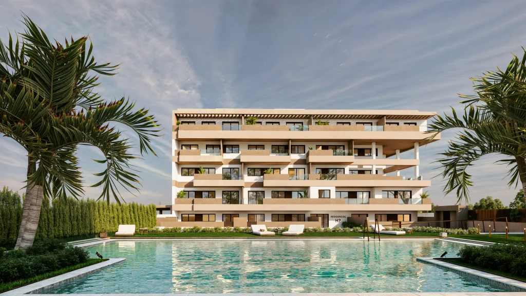 New-build development in Guadalupe with amenities