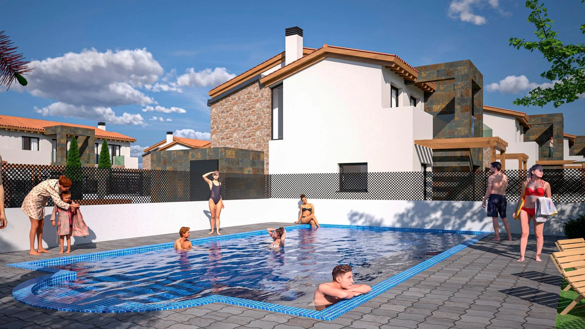 Efficient semi-detached home with private garden