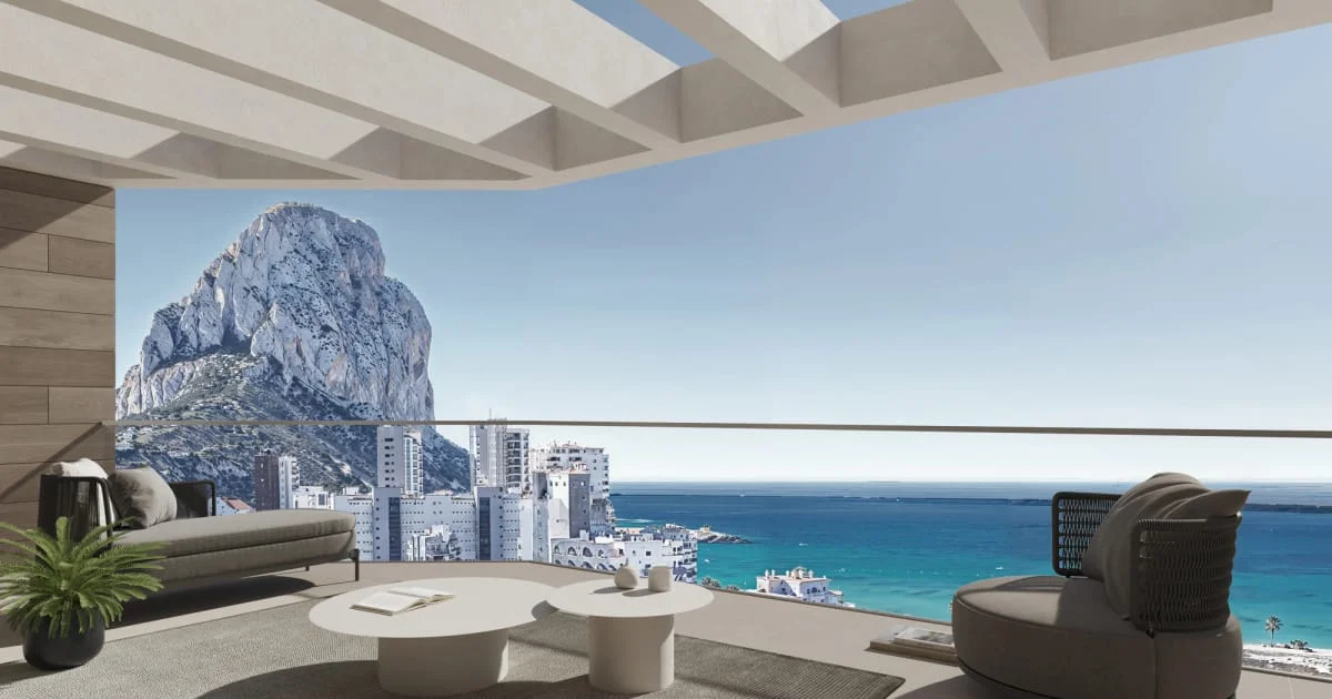New apartment in Calpe, 2 bedrooms