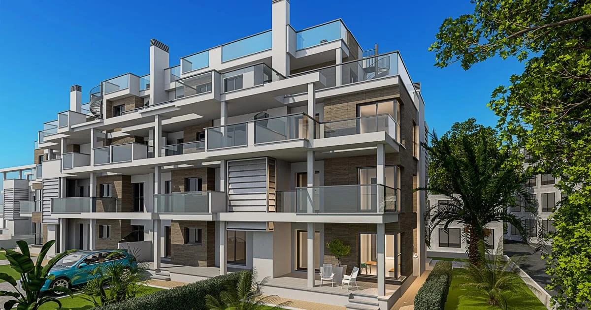 New-build Denia penthouse, three bedrooms