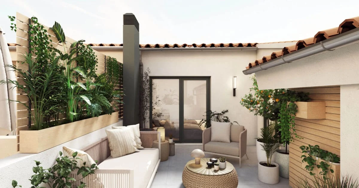 New-build Cabanyal duplex, three bedrooms