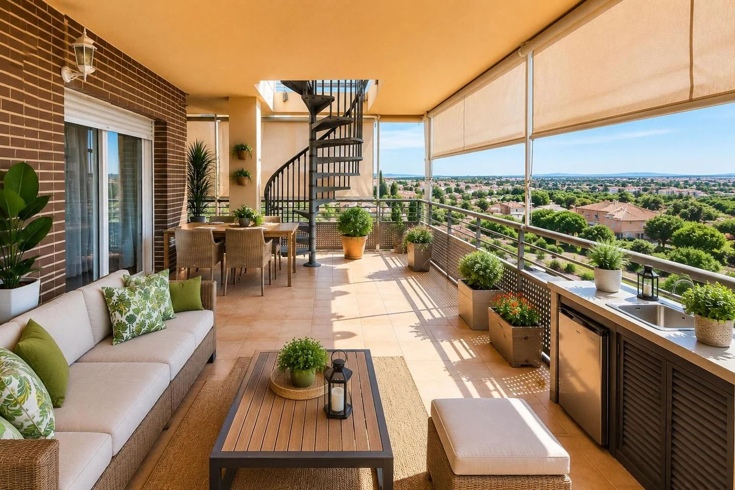 Cuarte duplex penthouse with 85 m² terraces