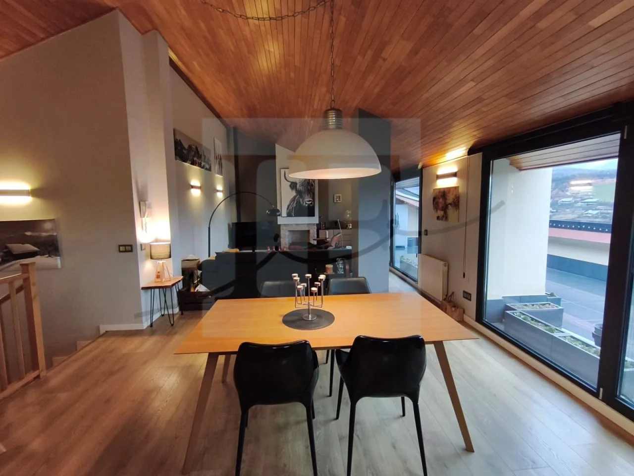 Reformed duplex penthouse with panoramic views