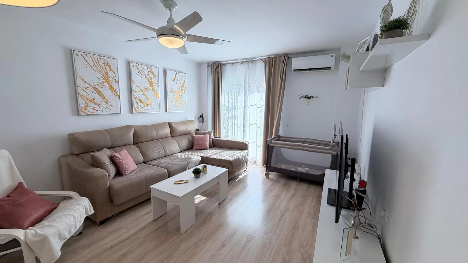 Three-bedroom flat in Real Bajo