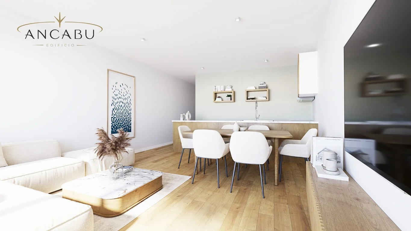 New-build two-bedroom flat in centre