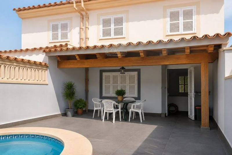Well-maintained townhouse in Es Figueral, 4 bedrooms