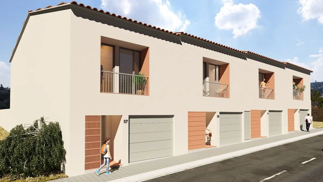 Casa adosada nueva en Vall-llobrega, 3 habitaciones