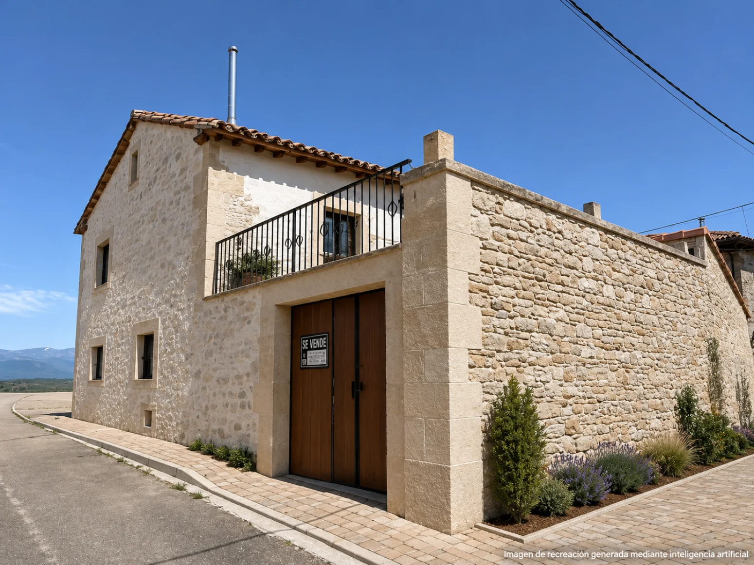 Stone house near Aguilar, 2 bedrooms