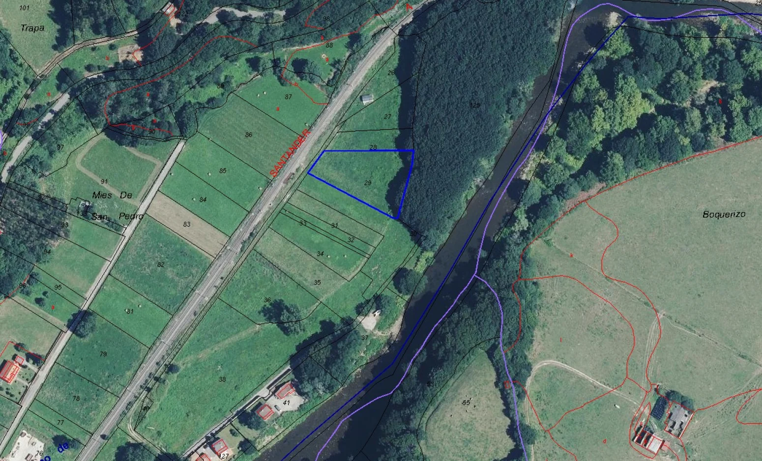 Protected rural plot near Saja River