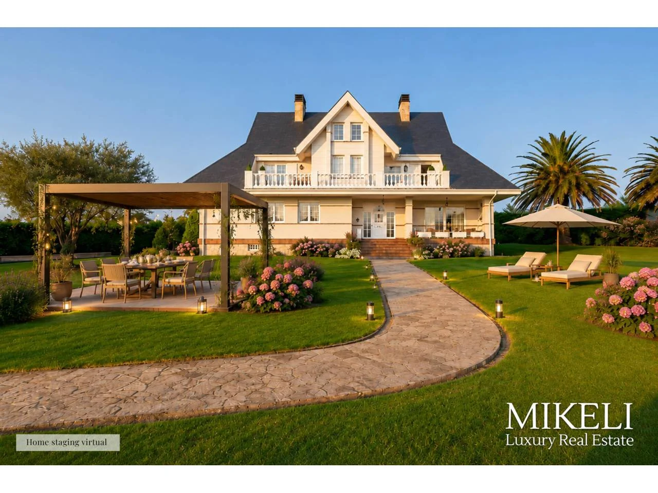 Luxury chalet with 5 bedrooms and gardens