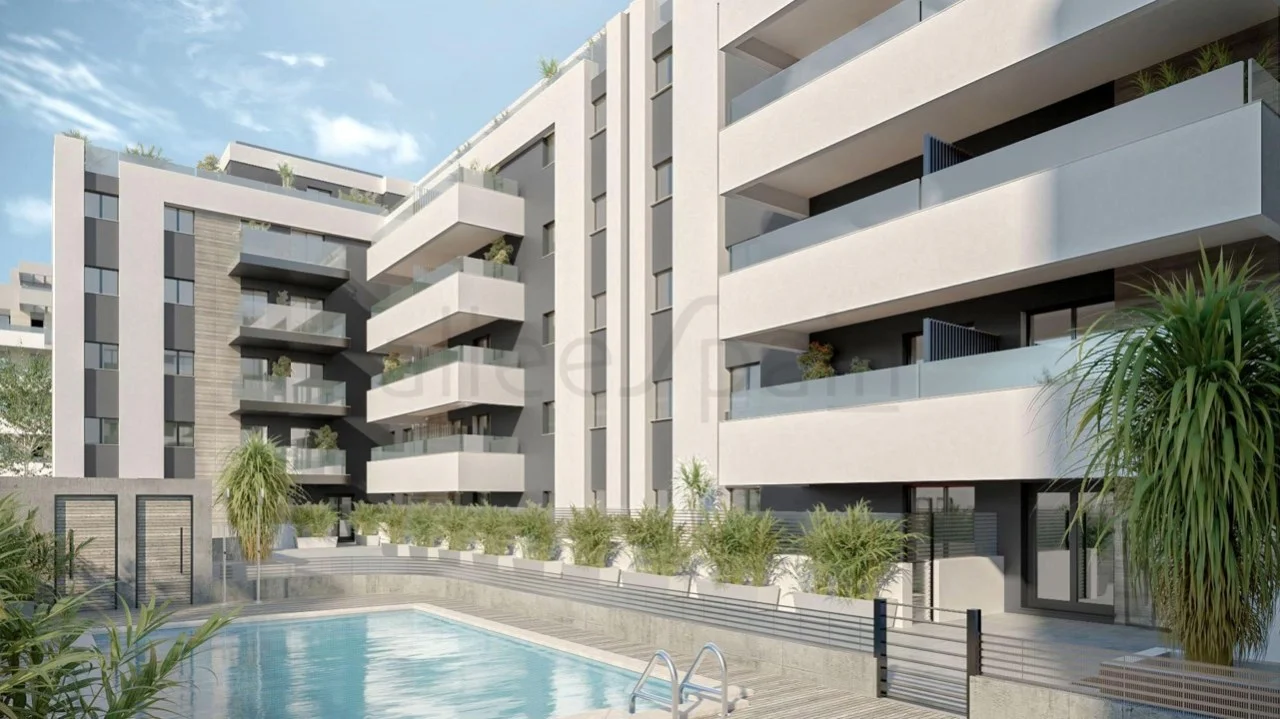 Apartamento de tres dormitorios en proyecto en Mijas