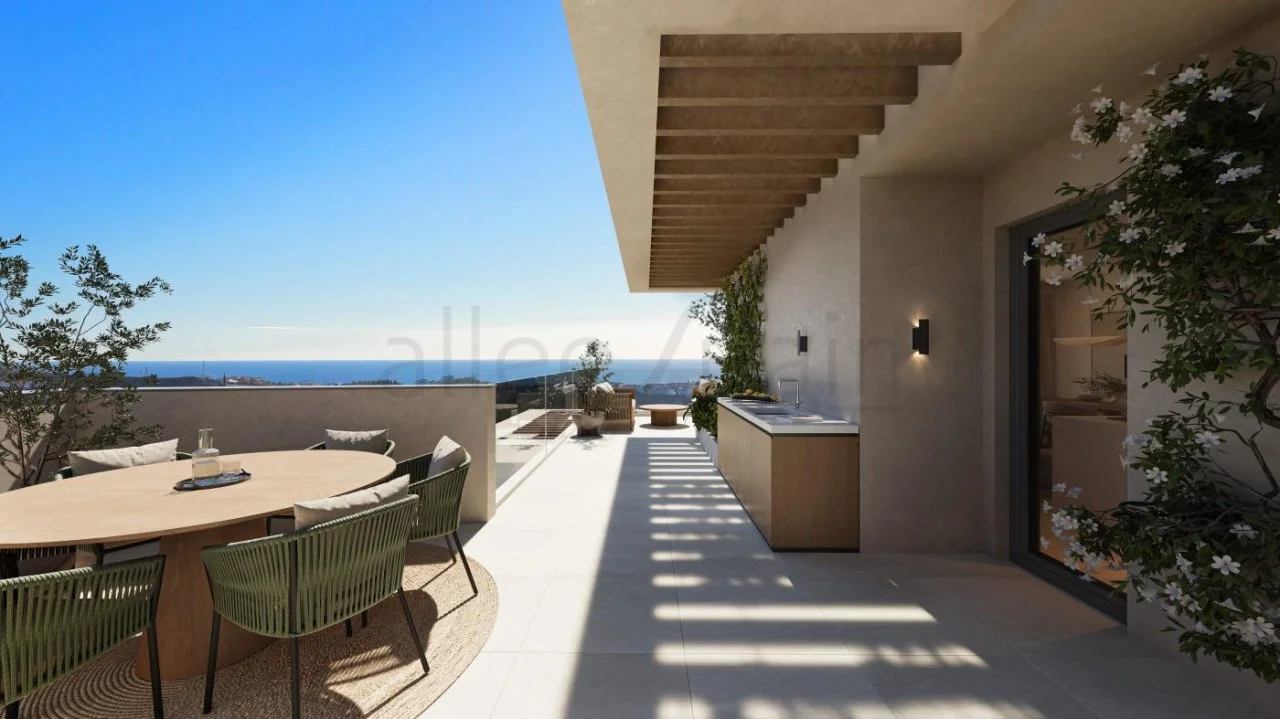 Off-plan Mijas apartment, 2 bedrooms