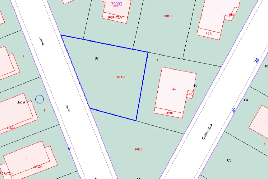 Terreno urbano en l’Esquirol, 405 m²