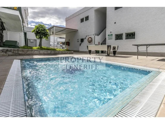 Estudio en Los Gigantes con piscina comunitaria